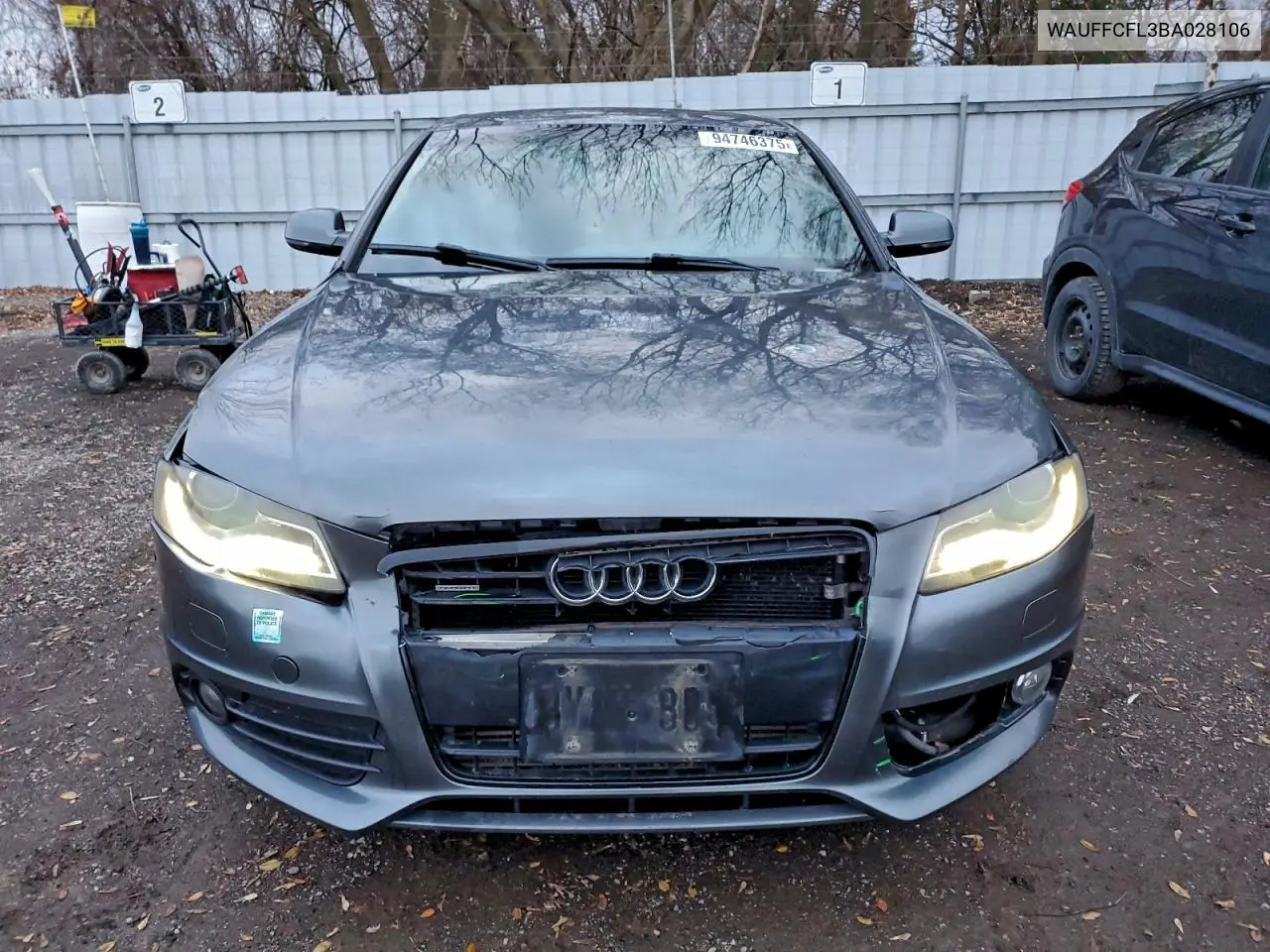 WAUFFCFL3BA028106 2011 Audi A4 Premium Plus