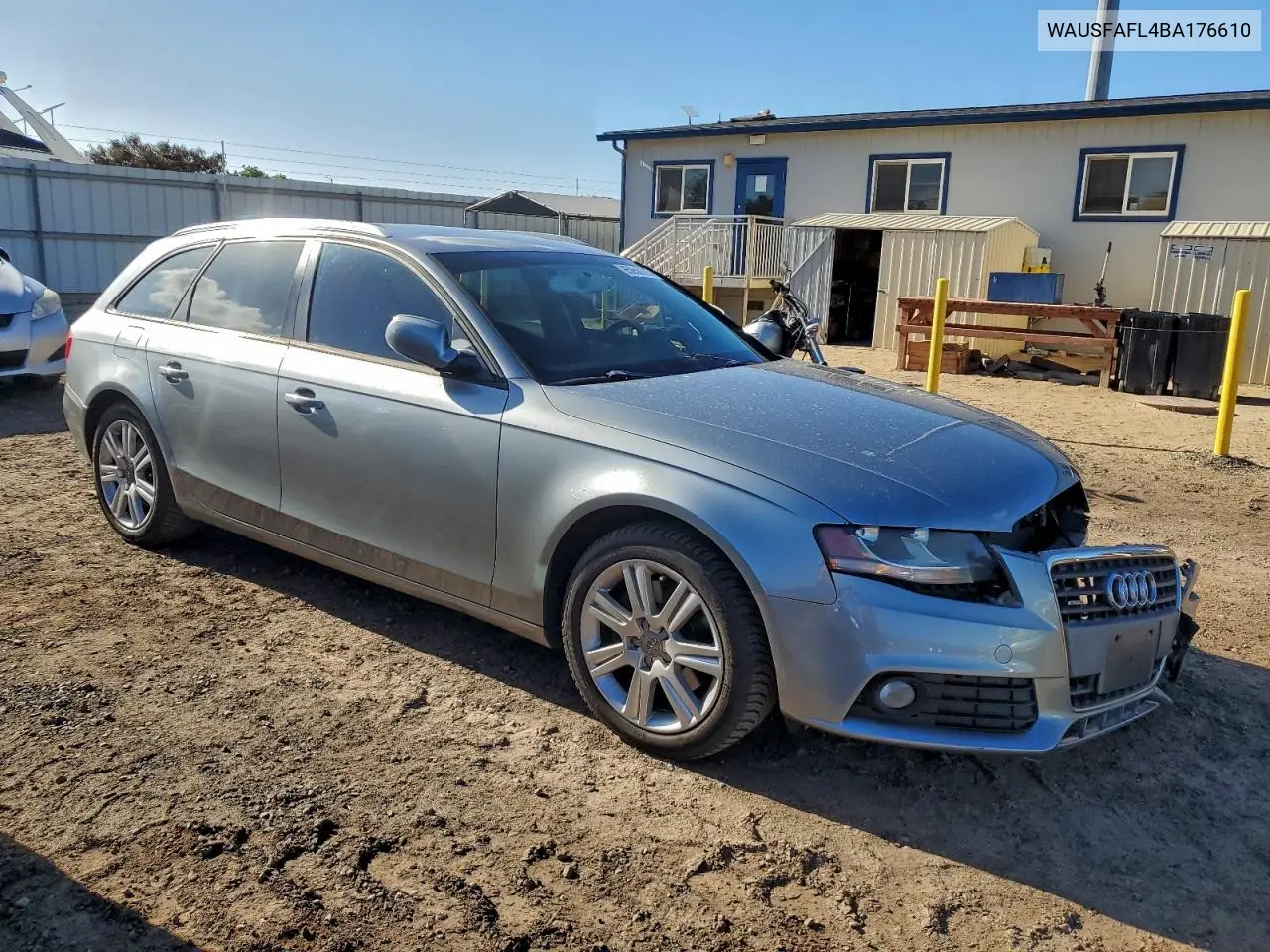WAUSFAFL4BA176610 2011 Audi A4 Premium