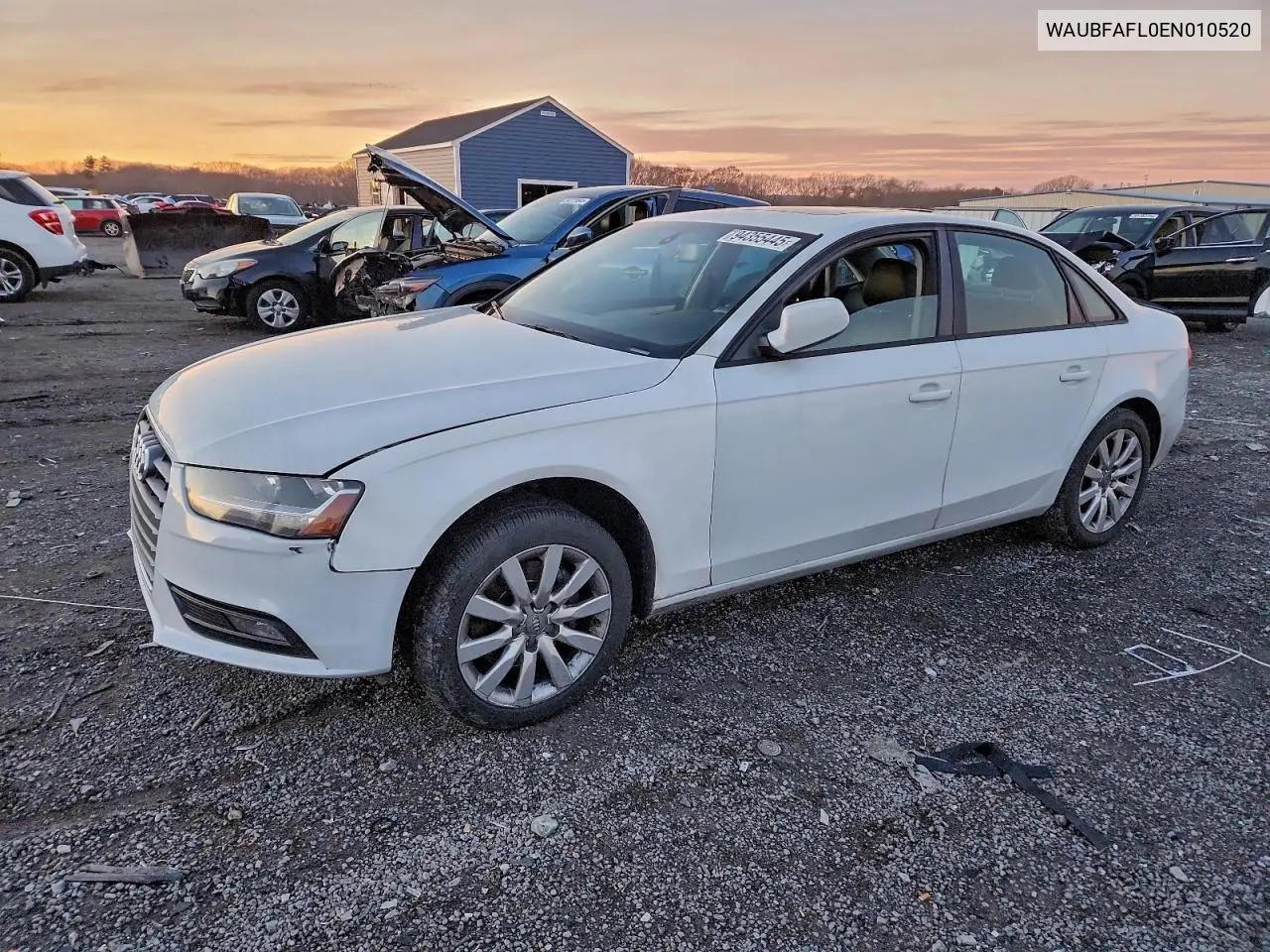 WAUBFAFL0EN010520 2014 Audi A4 Premium