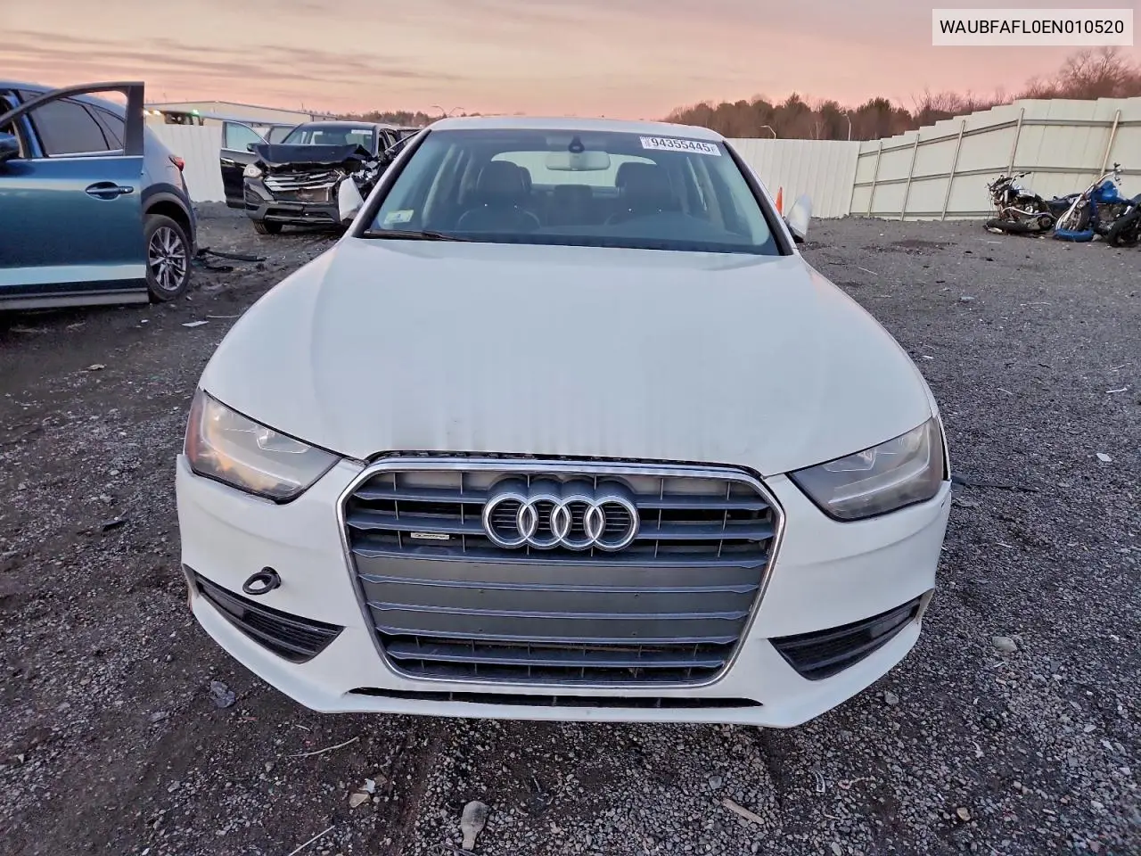 WAUBFAFL0EN010520 2014 Audi A4 Premium