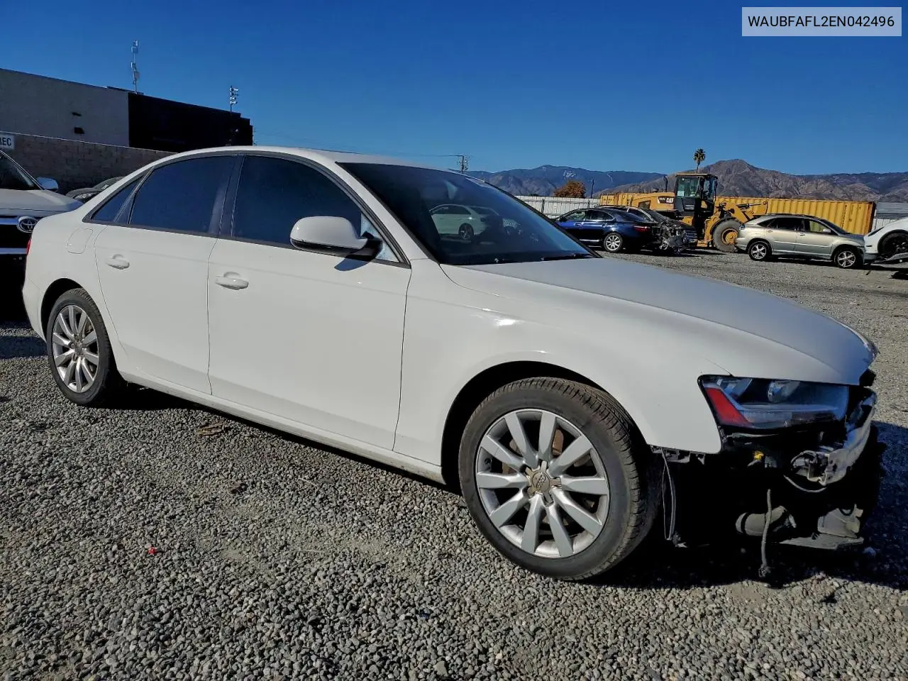 WAUBFAFL2EN042496 2014 Audi A4 Premium
