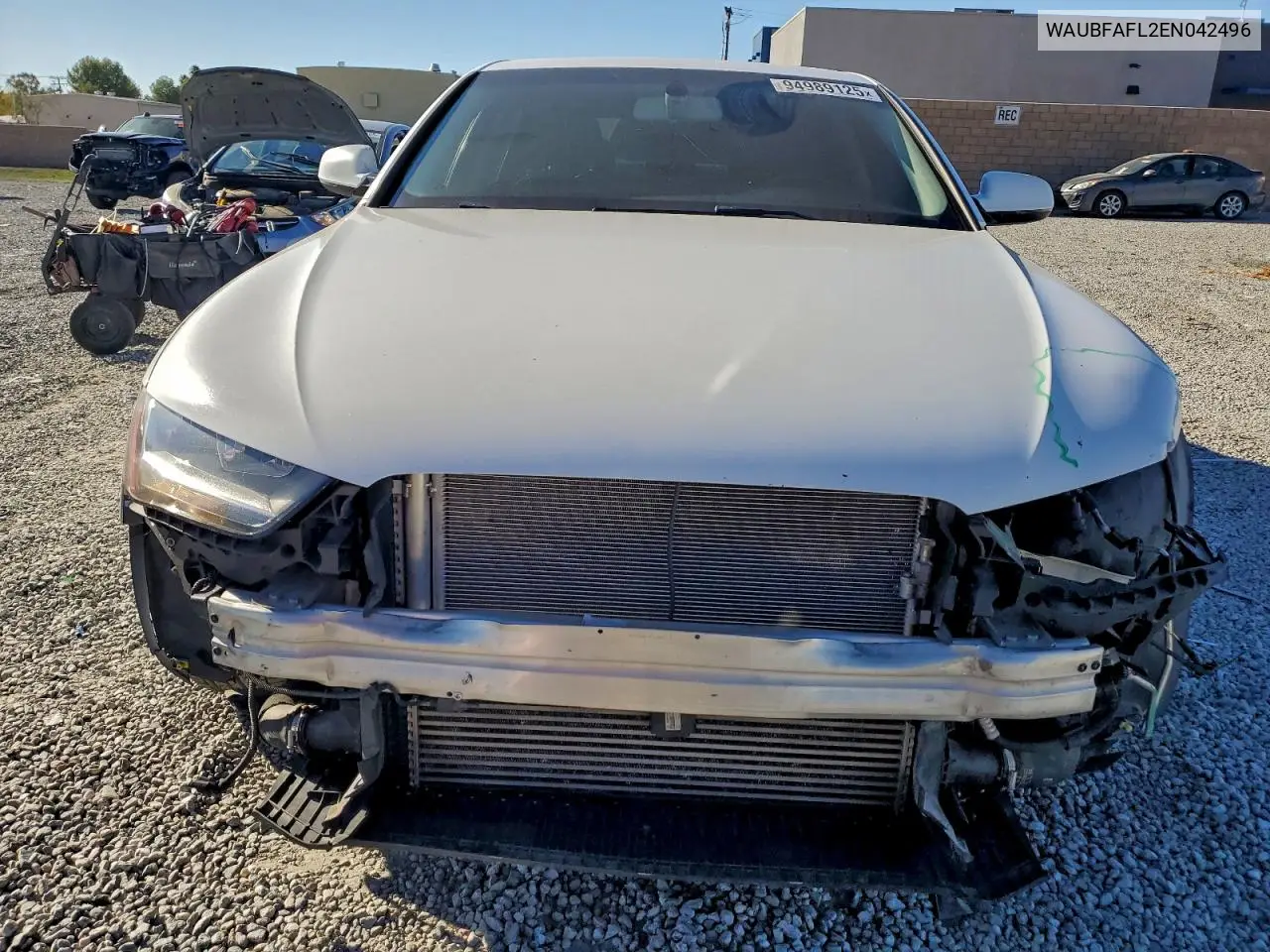 WAUBFAFL2EN042496 2014 Audi A4 Premium