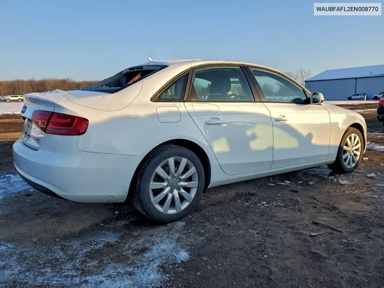 WAUBFAFL2EN008770 2014 Audi A4 Premium
