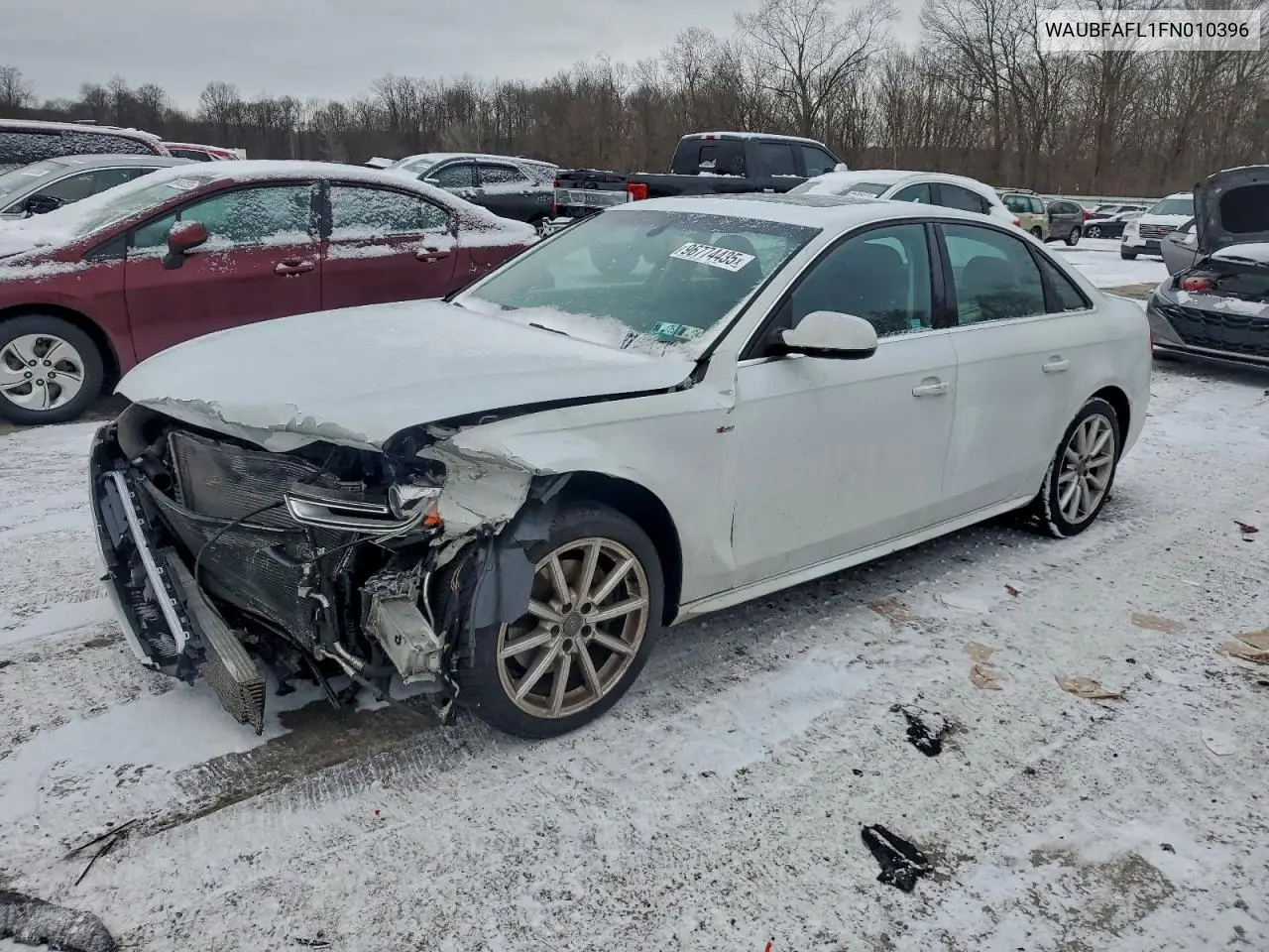 WAUBFAFL1FN010396 2015 Audi A4 Premium