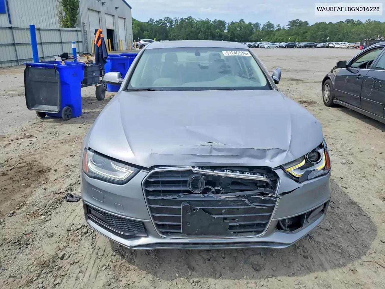WAUBFAFL8GN016228 2016 Audi A4 Premium S-Line