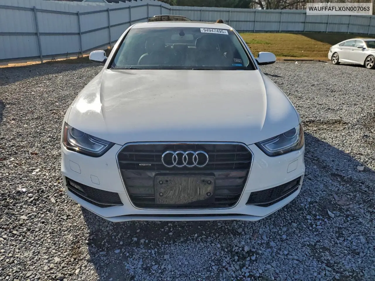 WAUFFAFLXGN007063 2016 Audi A4 Premium Plus S-Line