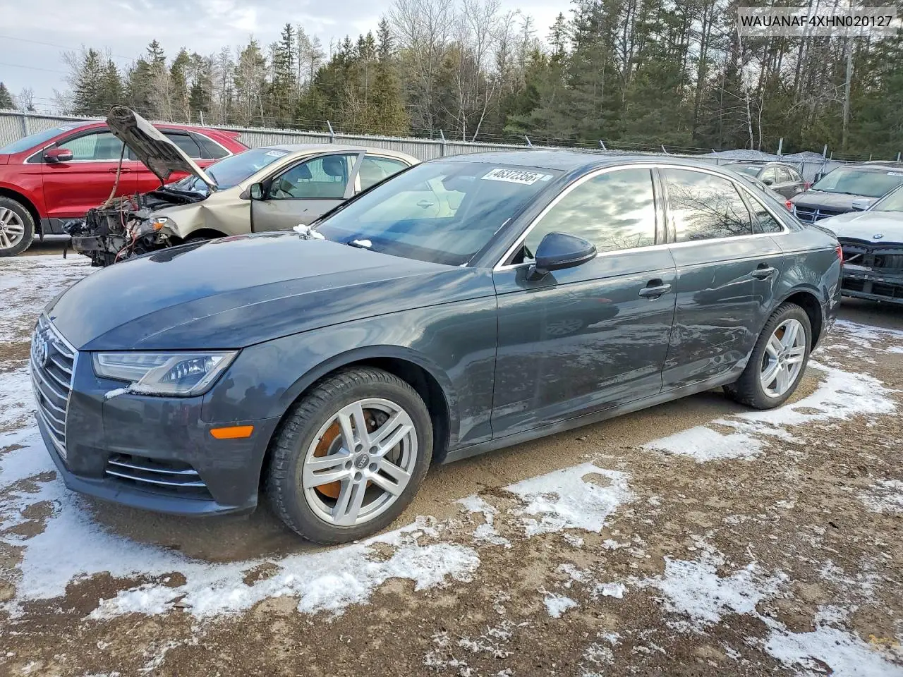 WAUANAF4XHN020127 2017 Audi A4 Premium