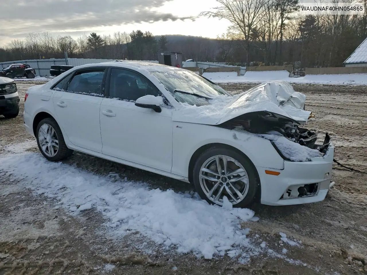 WAUDNAF40HN054865 2017 Audi A4 Premium