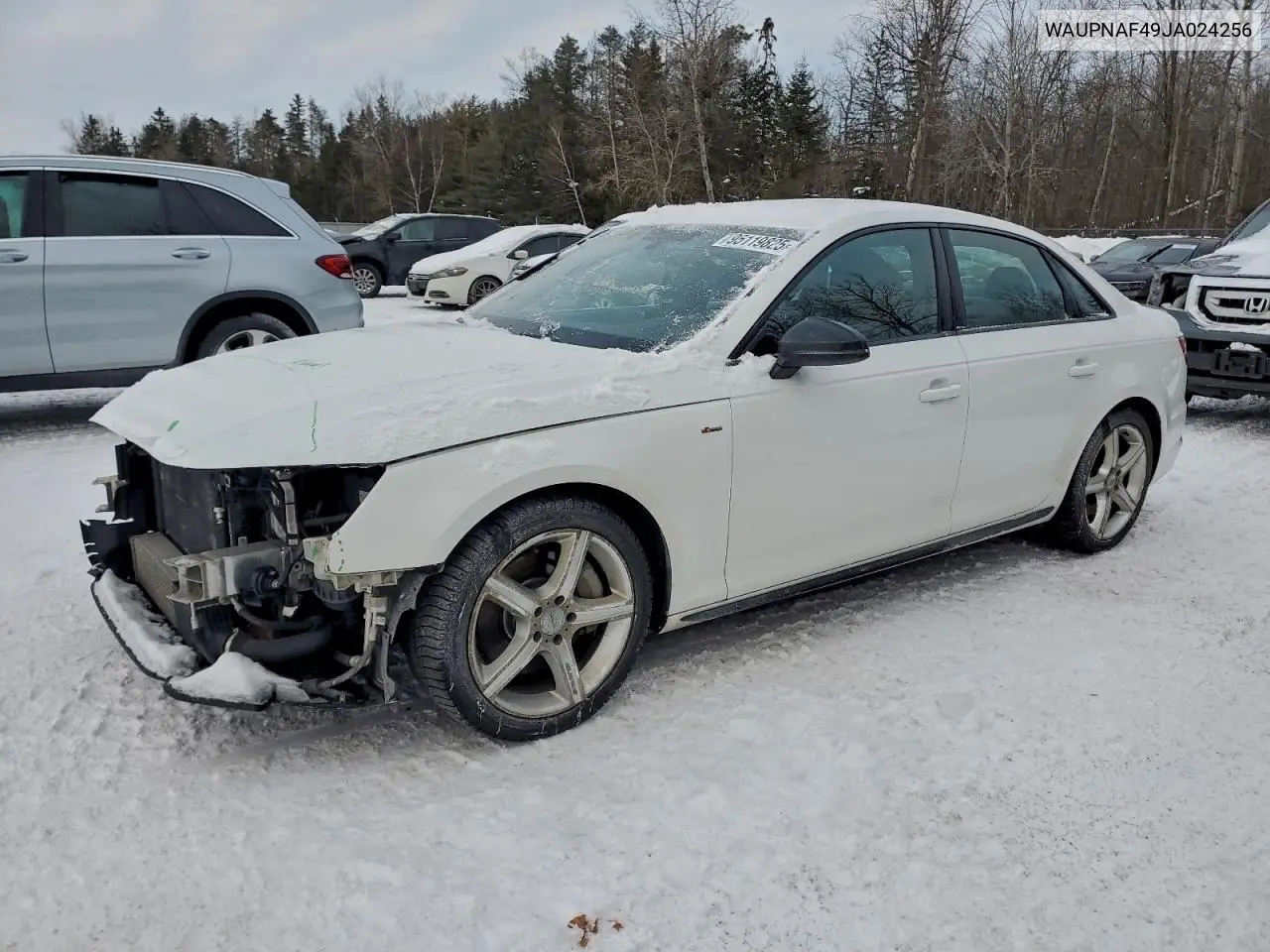 WAUPNAF49JA024256 2018 Audi A4 Premium Plus