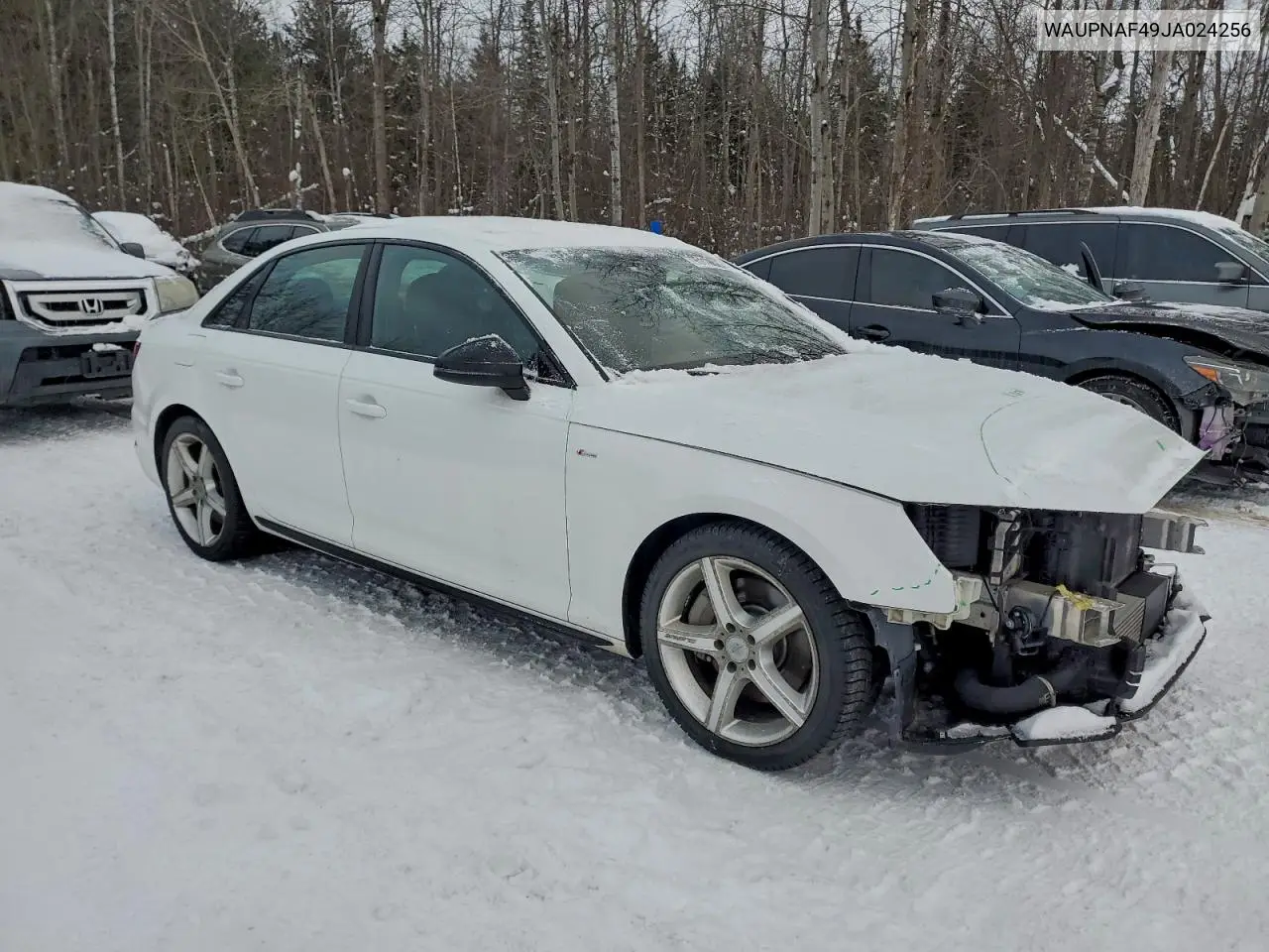 WAUPNAF49JA024256 2018 Audi A4 Premium Plus