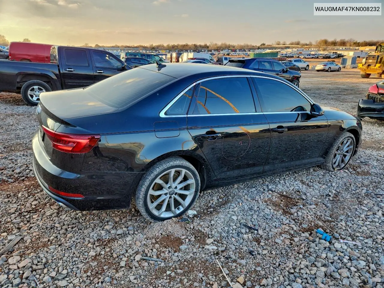 WAUGMAF47KN008232 2019 Audi A4 Premium