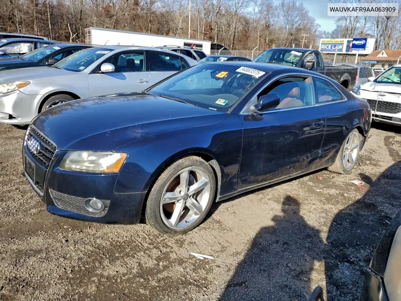 WAUVKAFR9AA063909 2010 Audi A5 Prestige