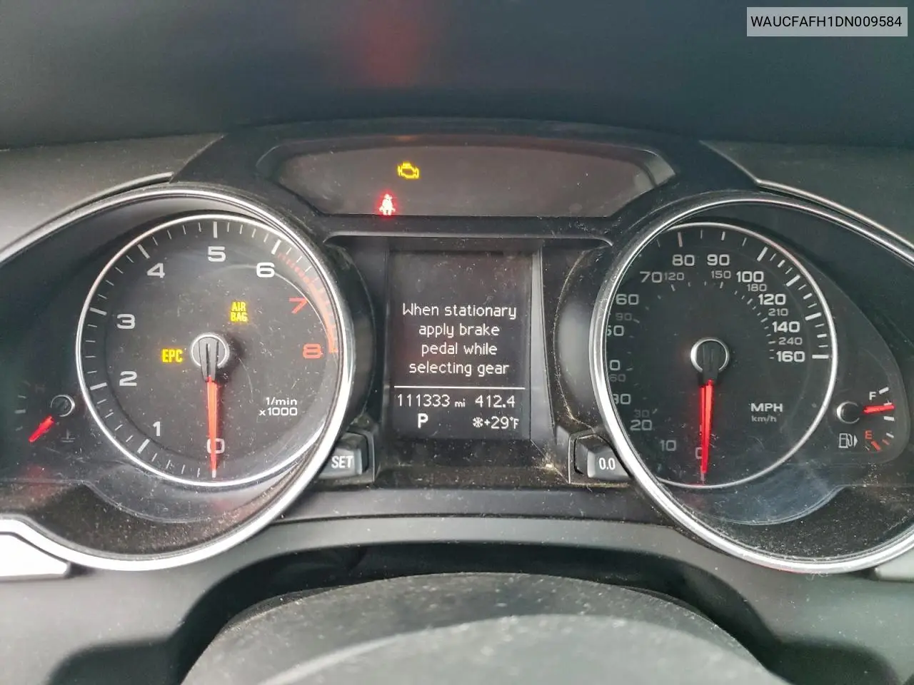 WAUCFAFH1DN009584 2013 Audi A5 Premium