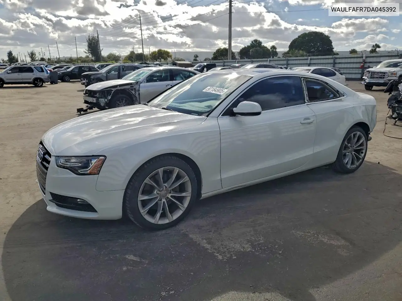 WAULFAFR7DA045392 2013 Audi A5 Premium Plus