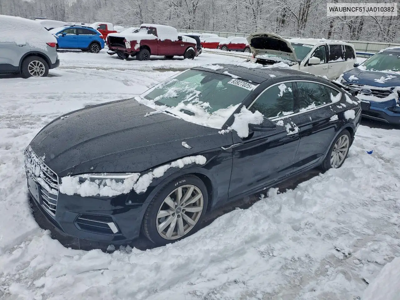 WAUBNCF51JA010382 2018 Audi A5 Premium Plus