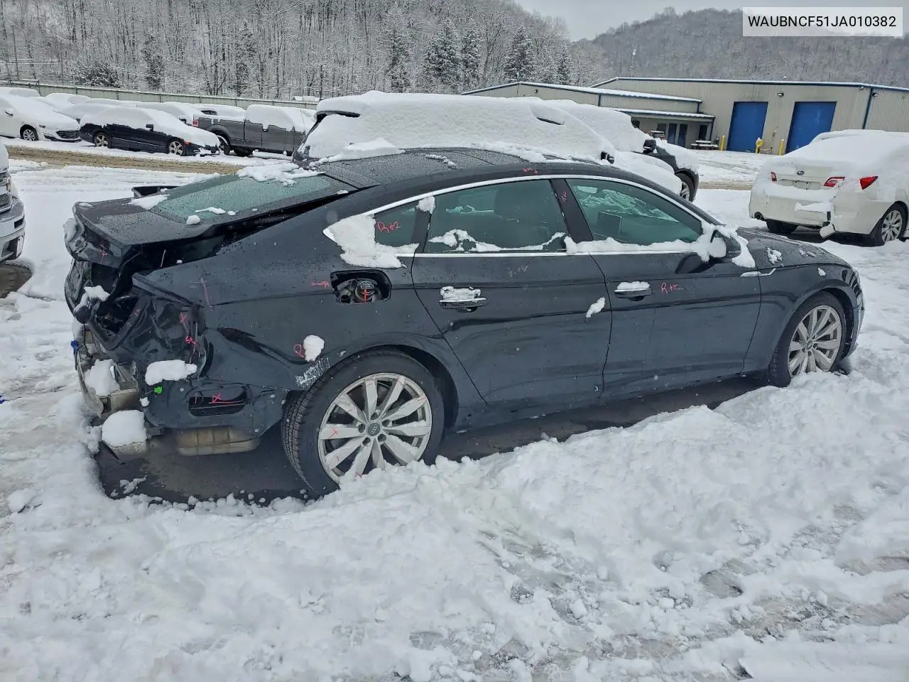 WAUBNCF51JA010382 2018 Audi A5 Premium Plus