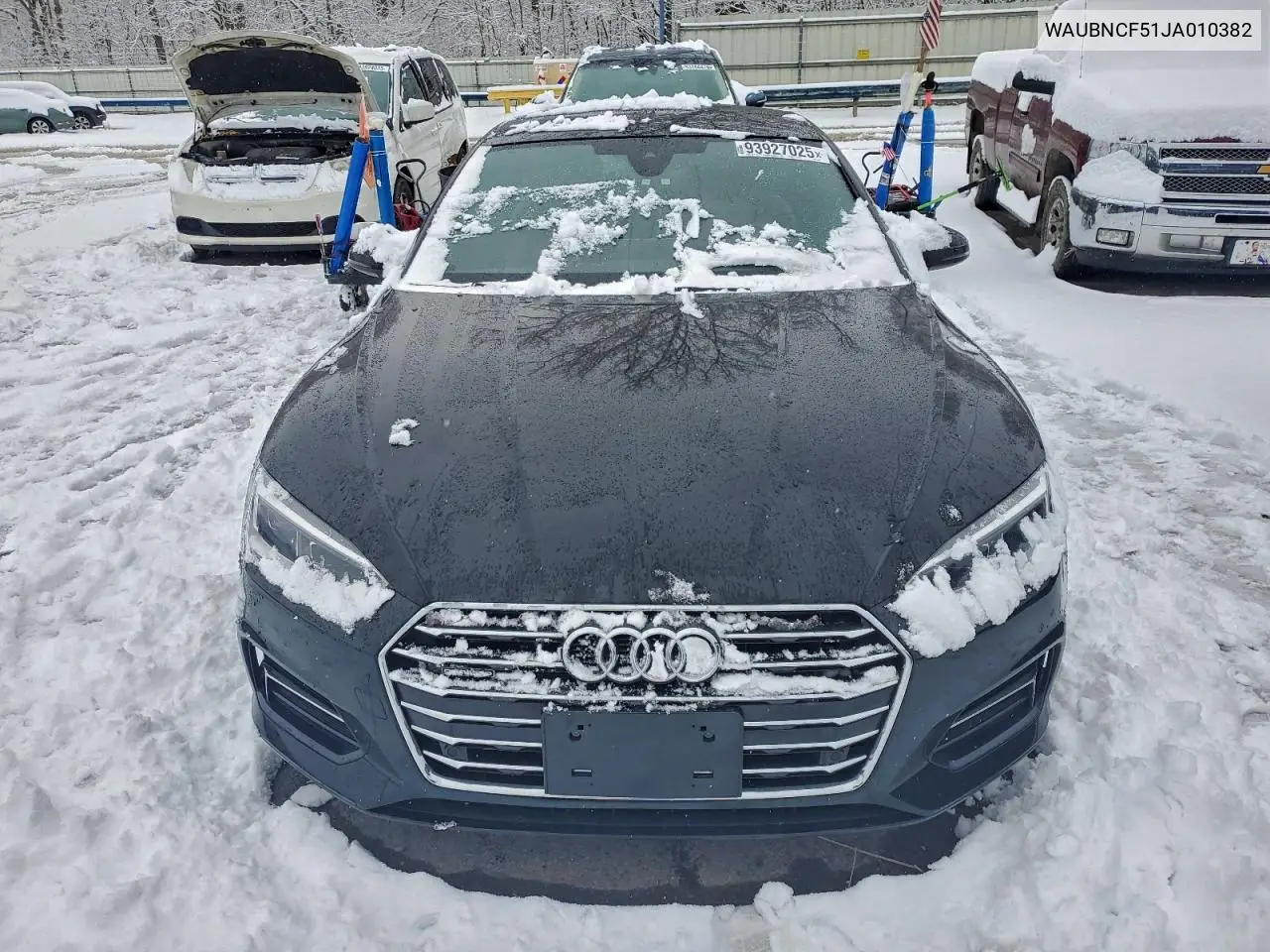 WAUBNCF51JA010382 2018 Audi A5 Premium Plus