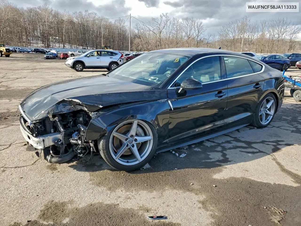 WAUFNCF58JA113333 2018 Audi A5 Prestige S-Line
