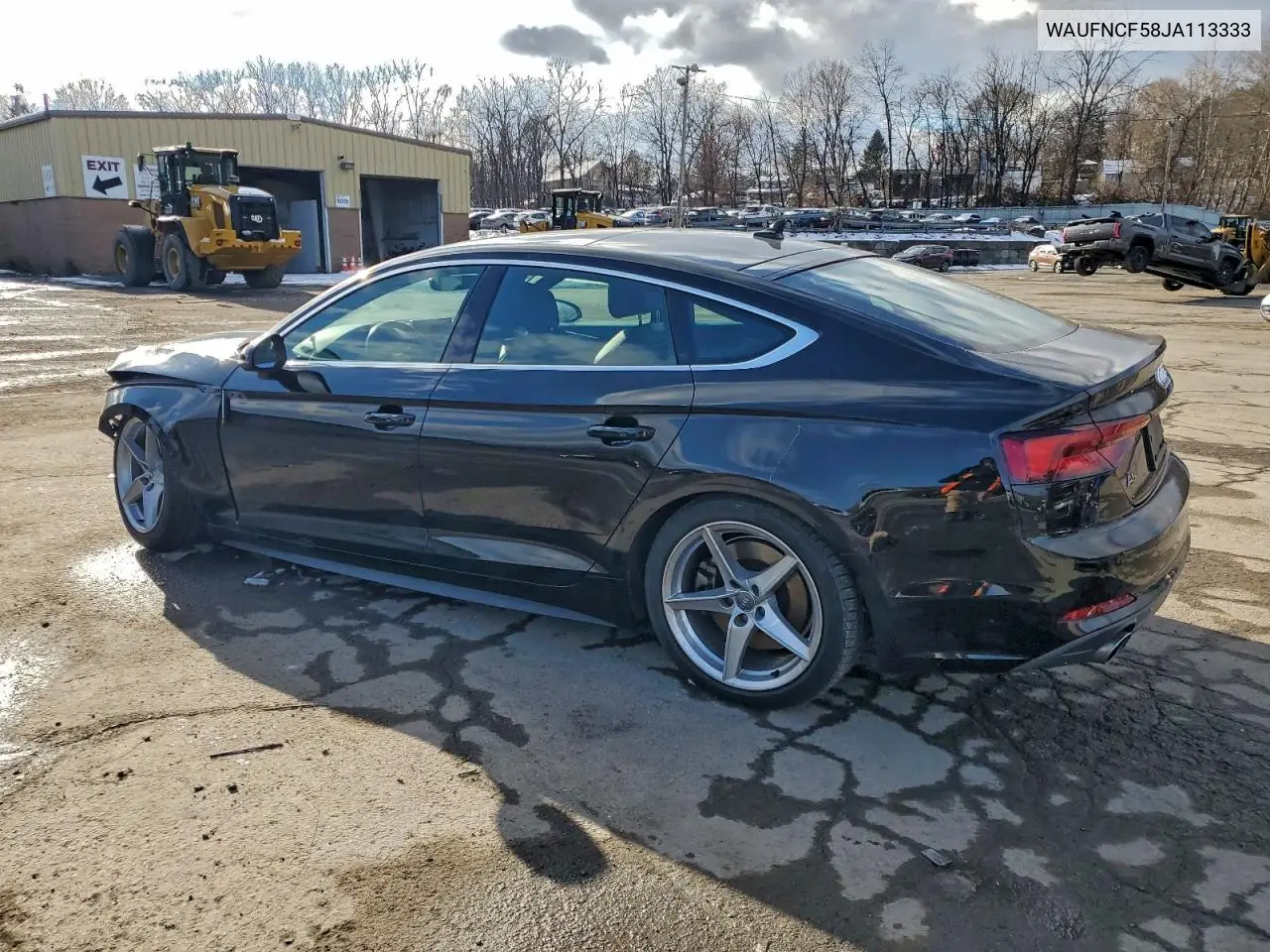 WAUFNCF58JA113333 2018 Audi A5 Prestige S-Line