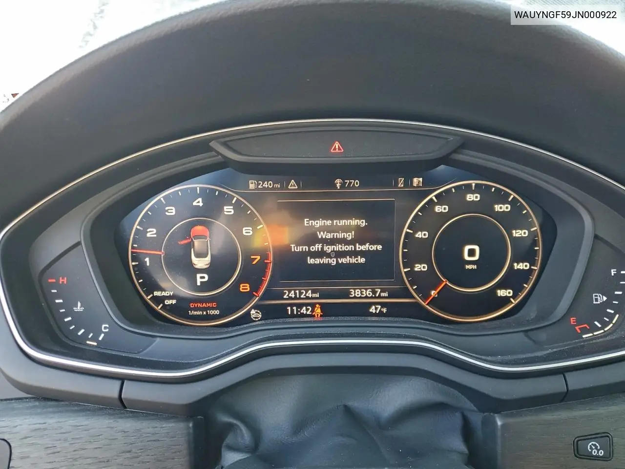 WAUYNGF59JN000922 2018 Audi A5 Premium Plus