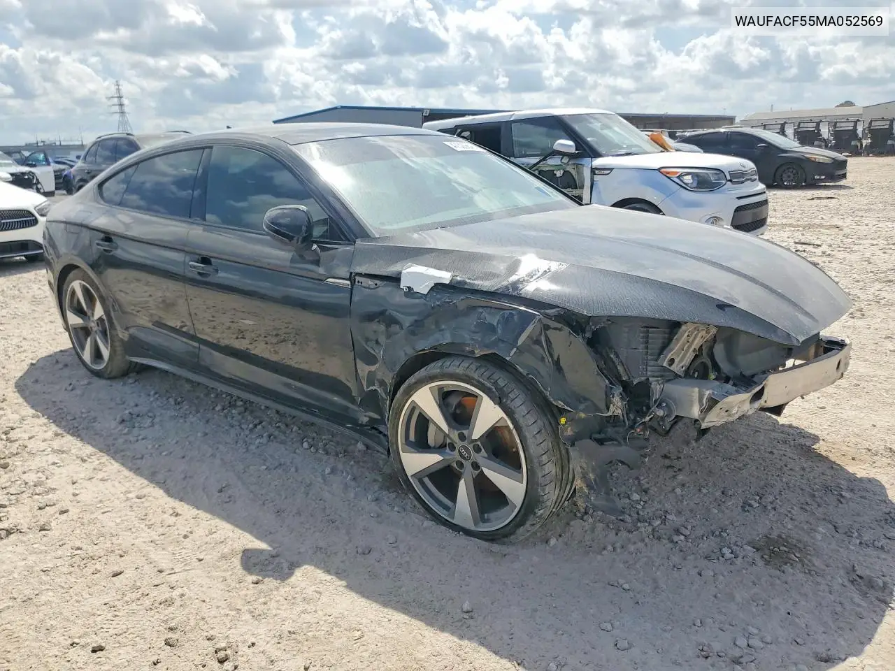 WAUFACF55MA052569 2021 Audi A5 Premium Plus 45