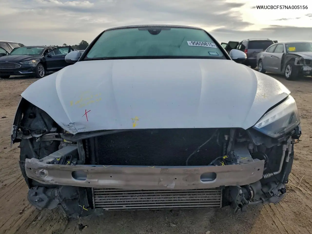 WAUCBCF57NA005156 2022 Audi A5 Premium Plus 40