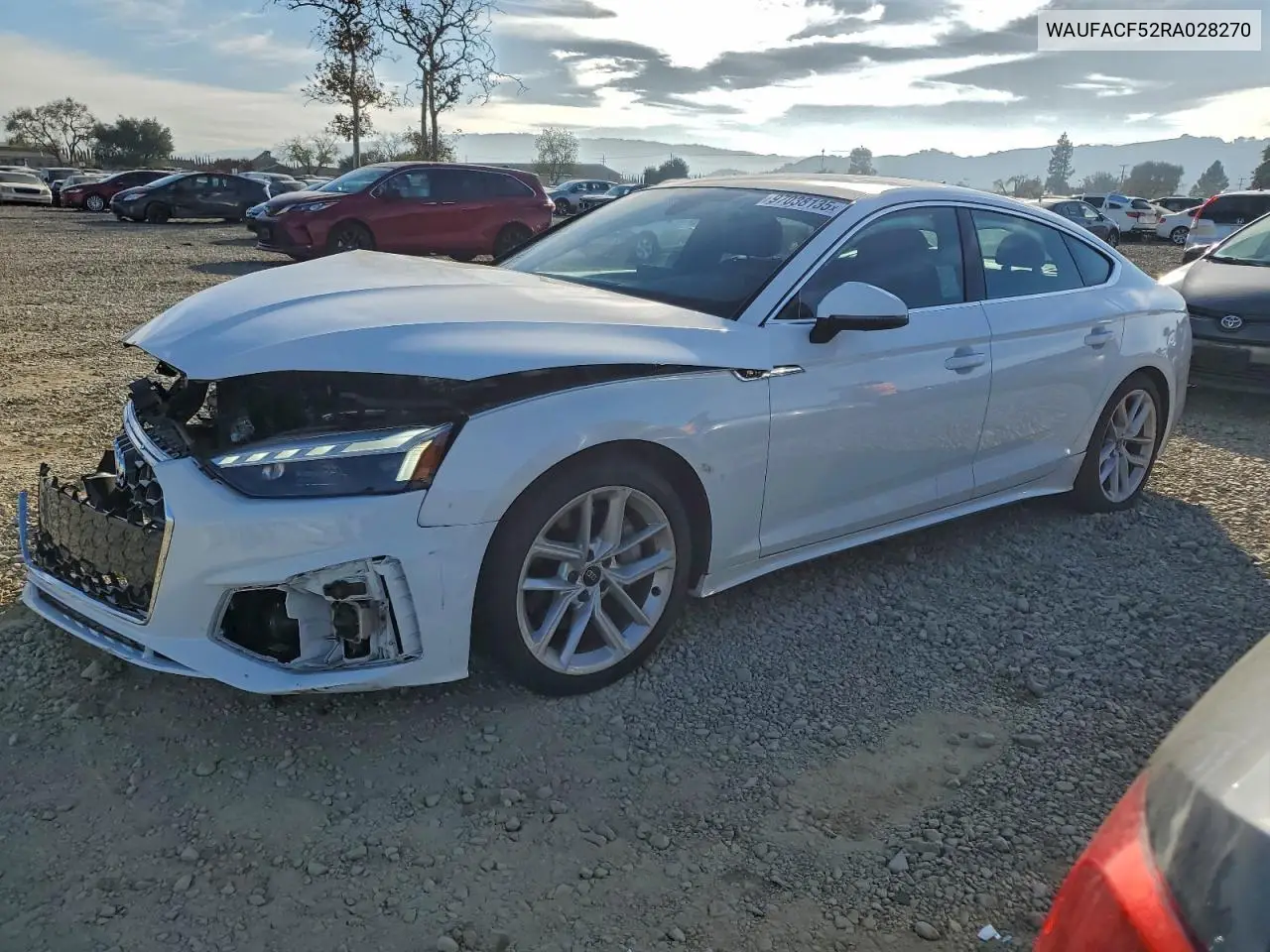 WAUFACF52RA028270 2024 Audi A5 Premium Plus 45