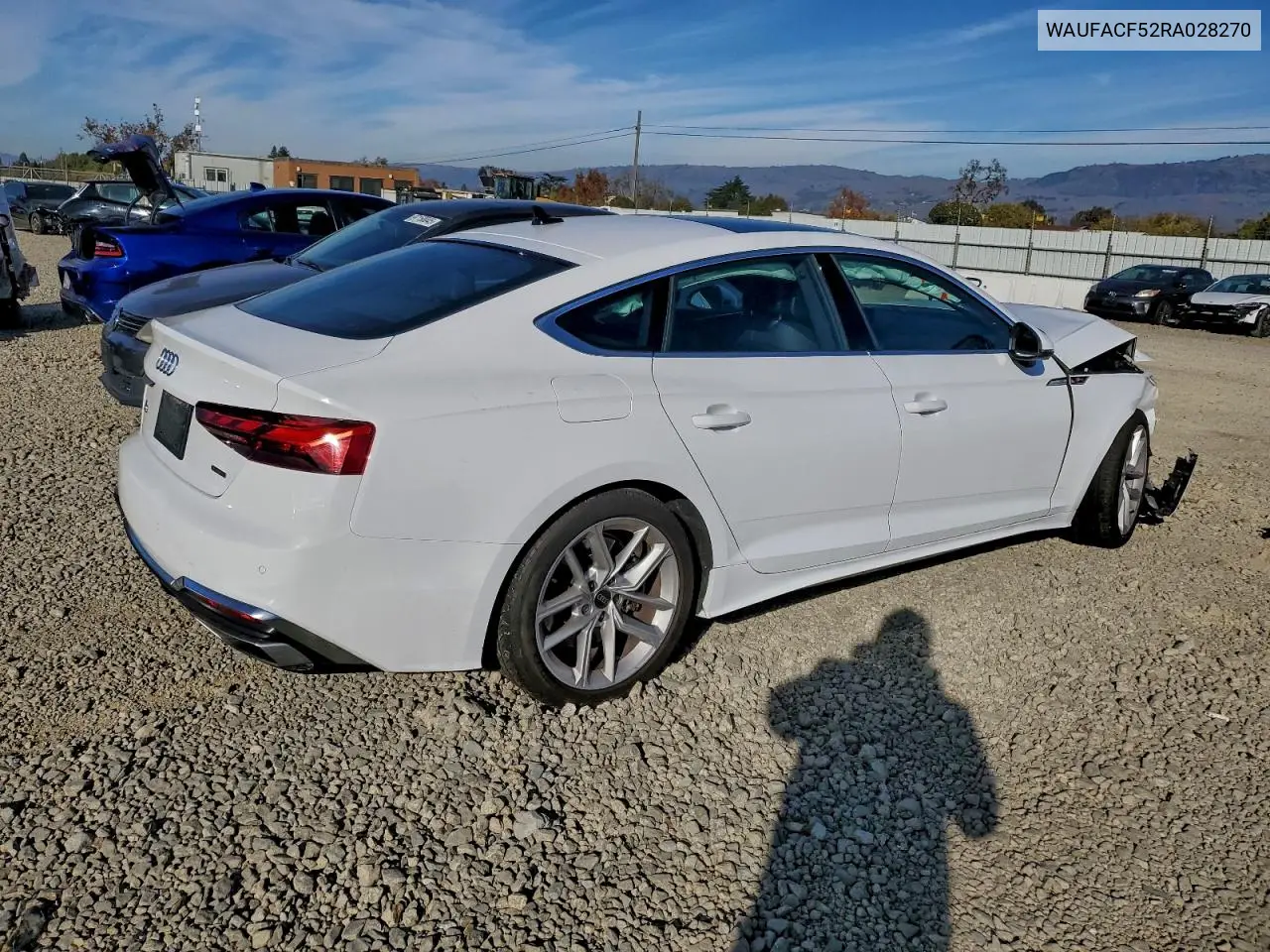WAUFACF52RA028270 2024 Audi A5 Premium Plus 45