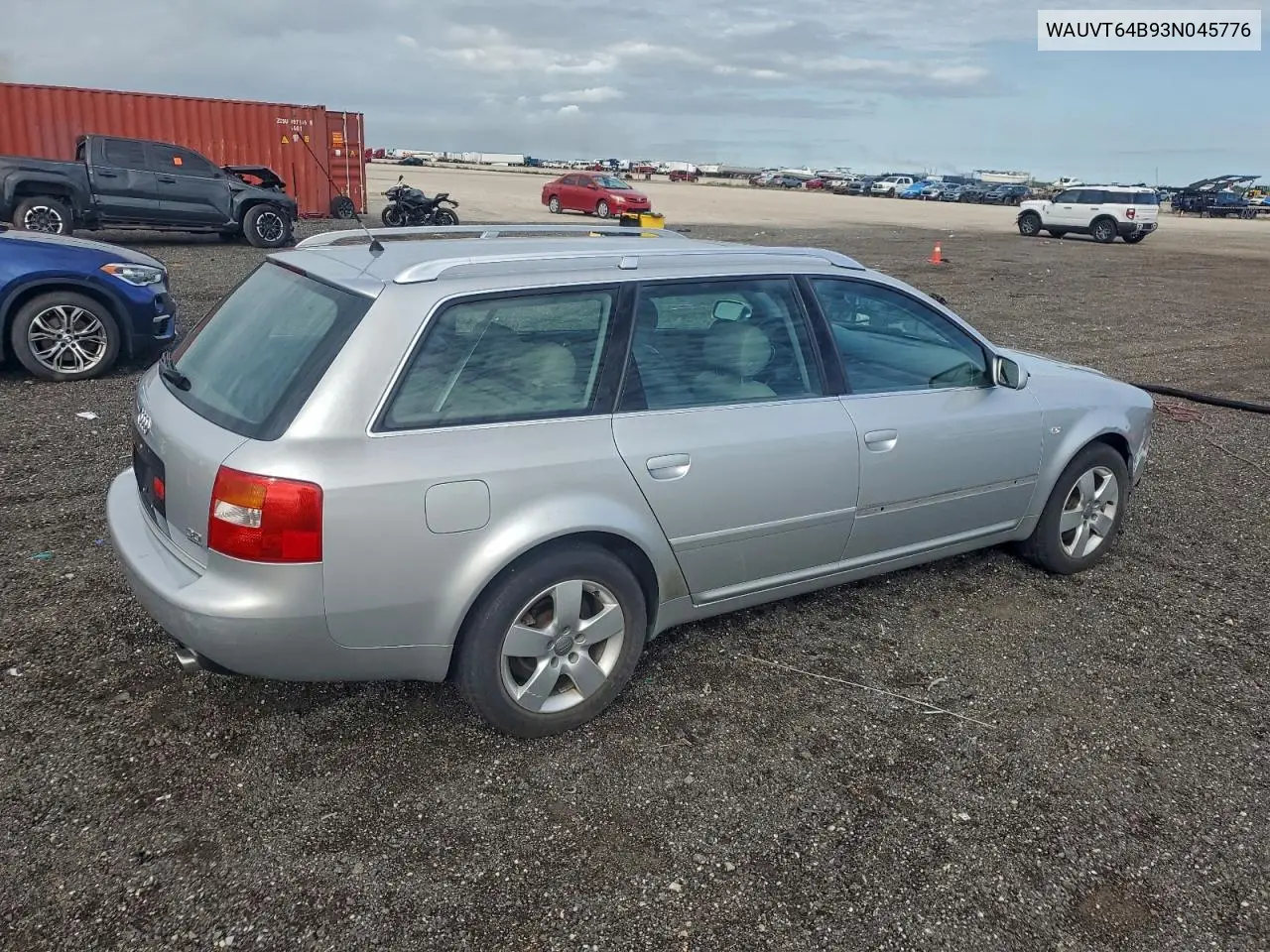 WAUVT64B93N045776 2003 Audi A6 3.0 Avant Quattro
