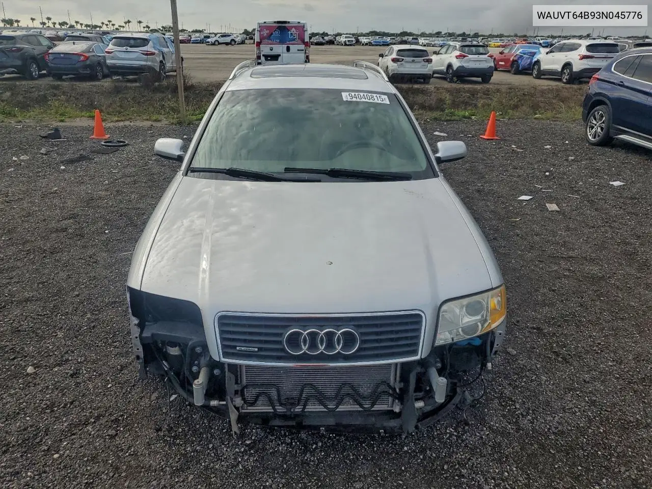 WAUVT64B93N045776 2003 Audi A6 3.0 Avant Quattro