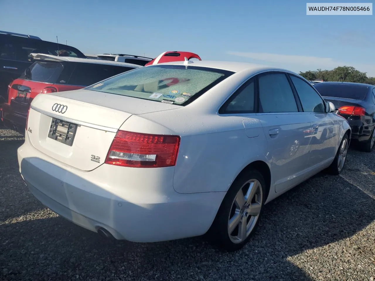 WAUDH74F78N005466 2008 Audi A6 3.2 Quattro