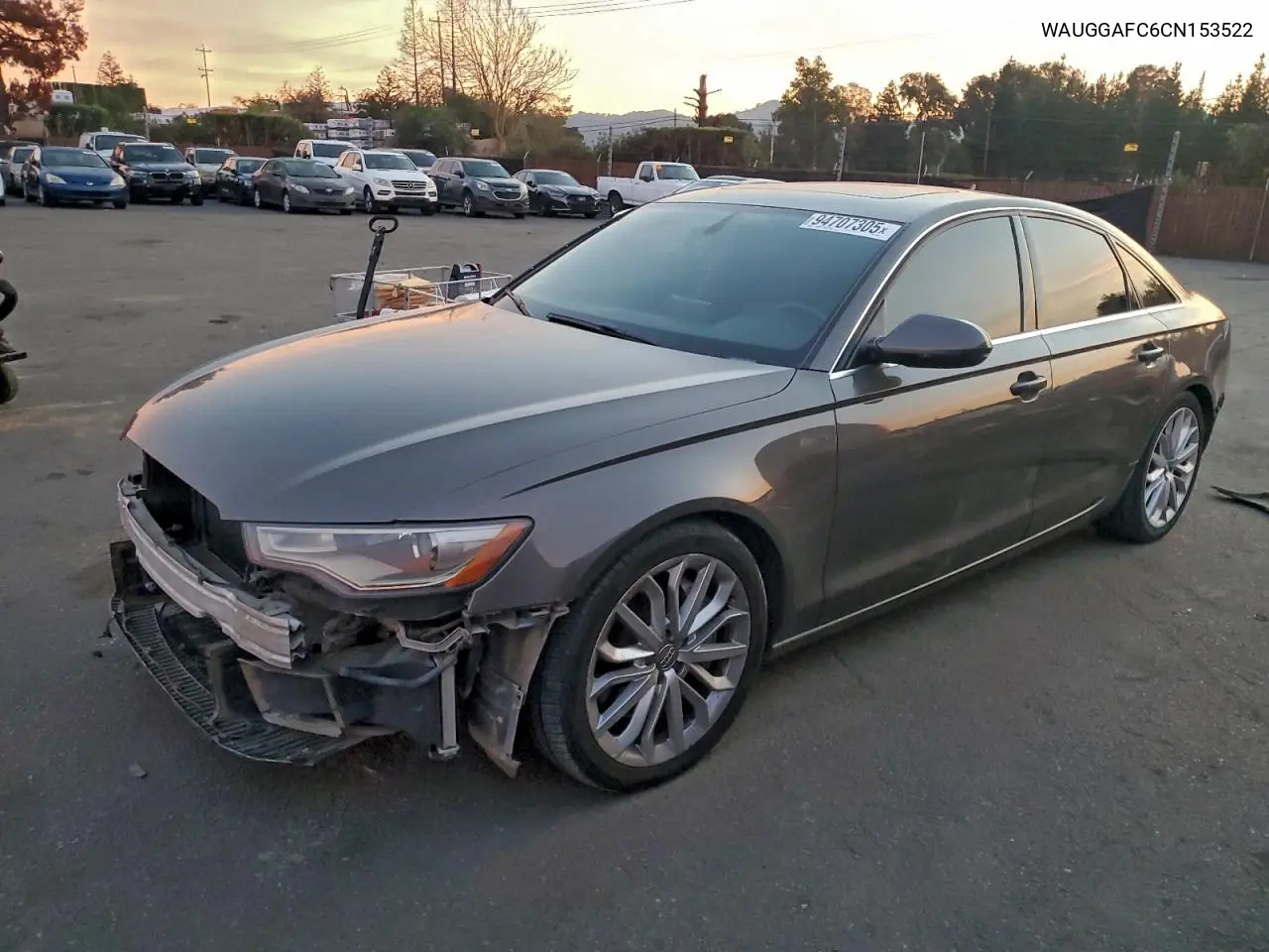 WAUGGAFC6CN153522 2012 Audi A6 Premium Plus