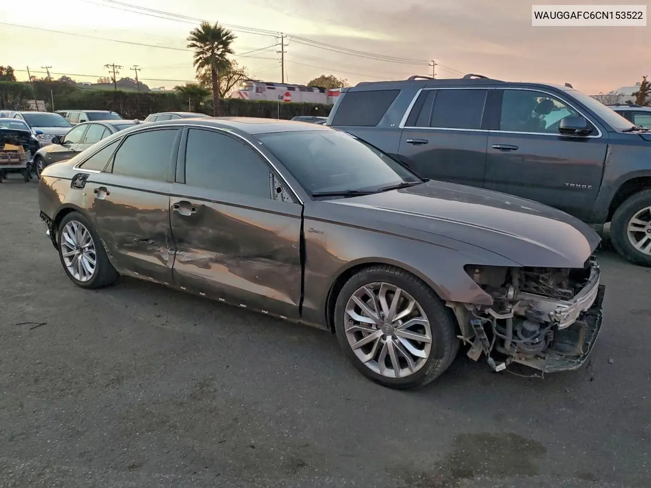 WAUGGAFC6CN153522 2012 Audi A6 Premium Plus