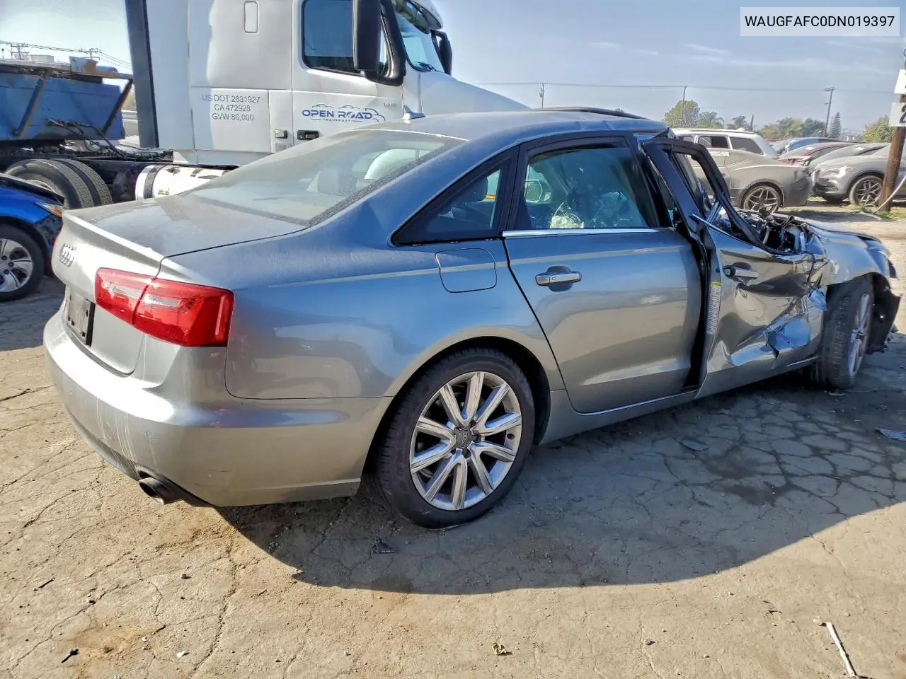 WAUGFAFC0DN019397 2013 Audi A6 Premium Plus