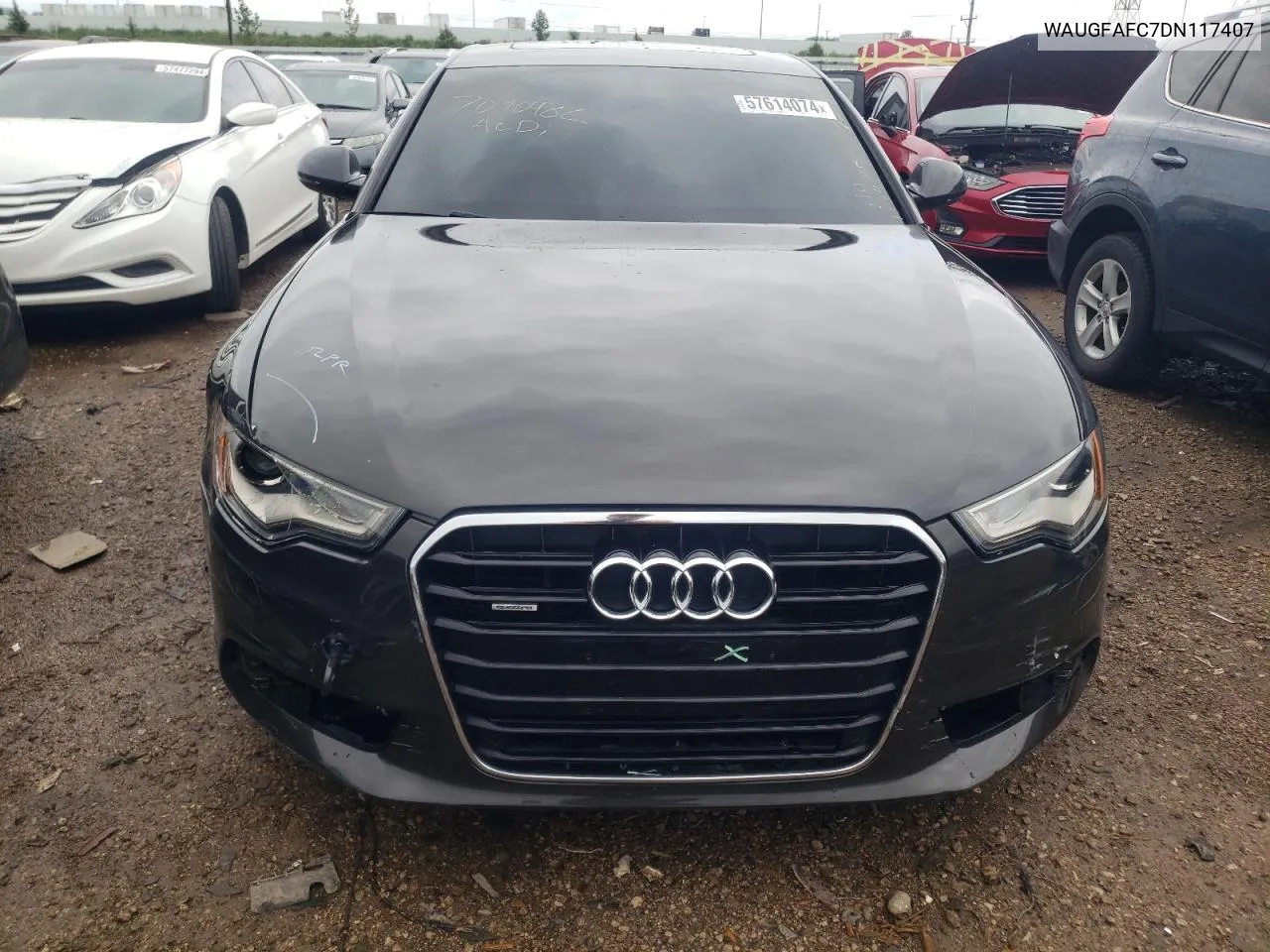 WAUGFAFC7DN117407 2013 Audi A6 Premium Plus