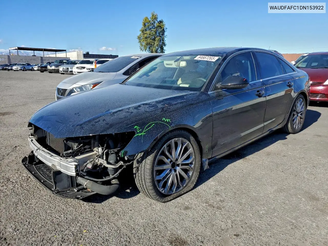WAUDFAFC1DN153922 2013 Audi A6 Premium Plus