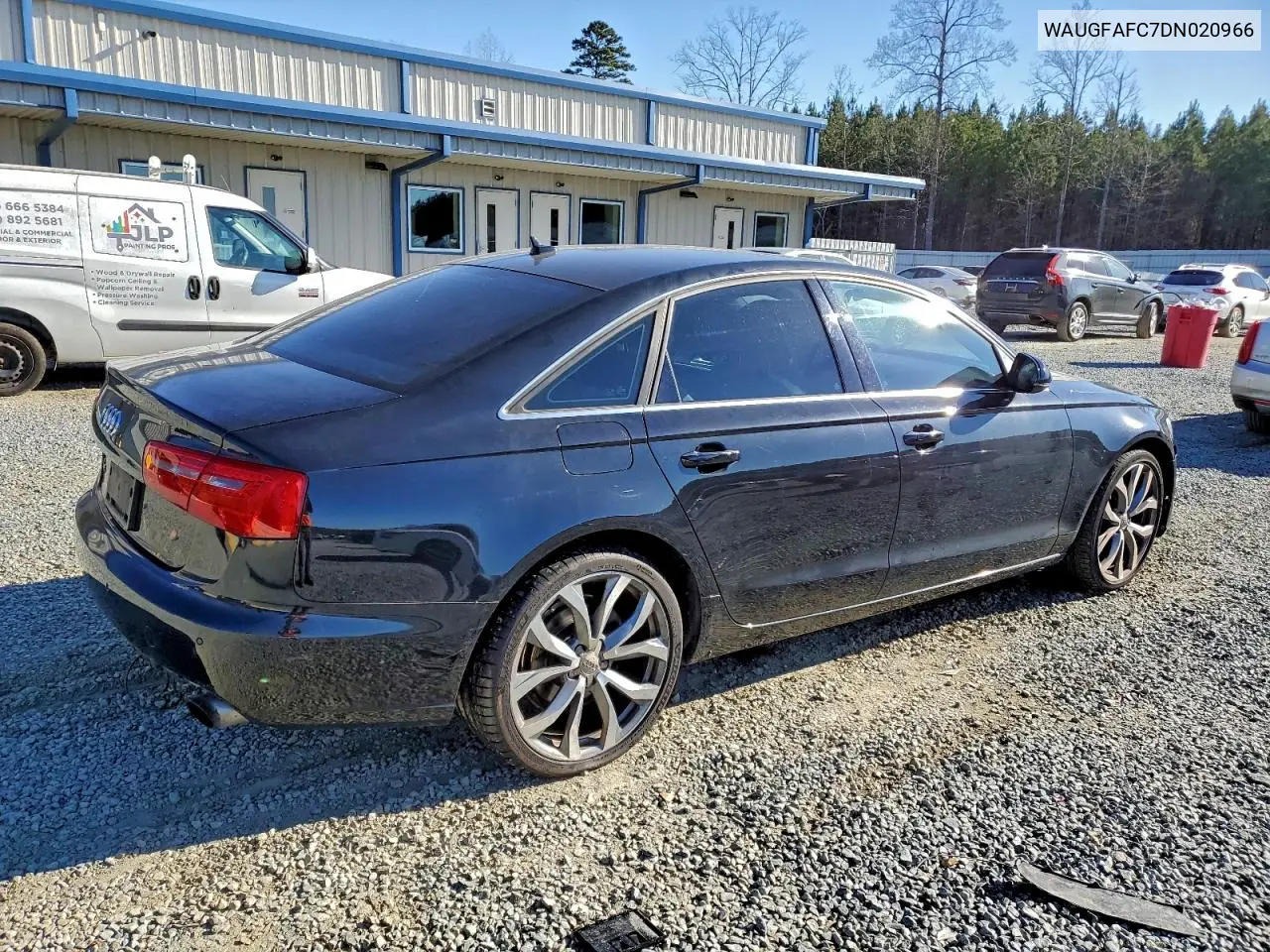 WAUGFAFC7DN020966 2013 Audi A6 Premium Plus