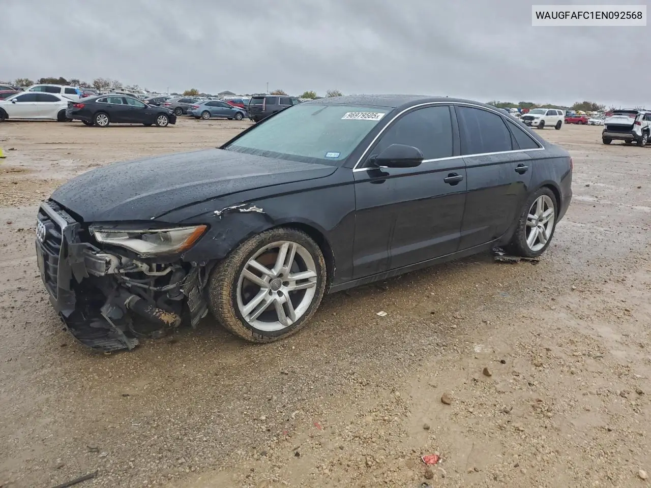 WAUGFAFC1EN092568 2014 Audi A6 Premium Plus