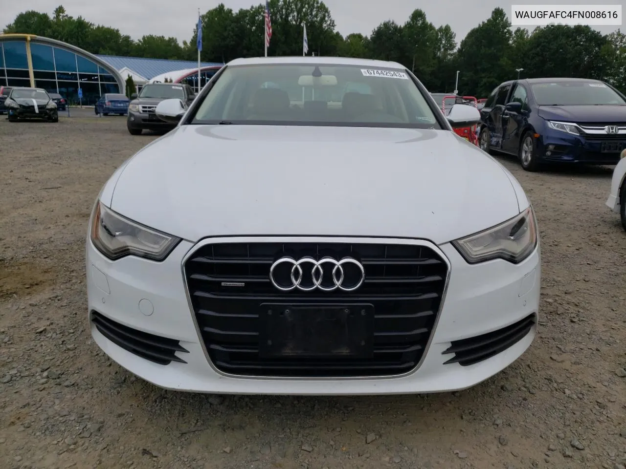 WAUGFAFC4FN008616 2015 Audi A6 Premium Plus