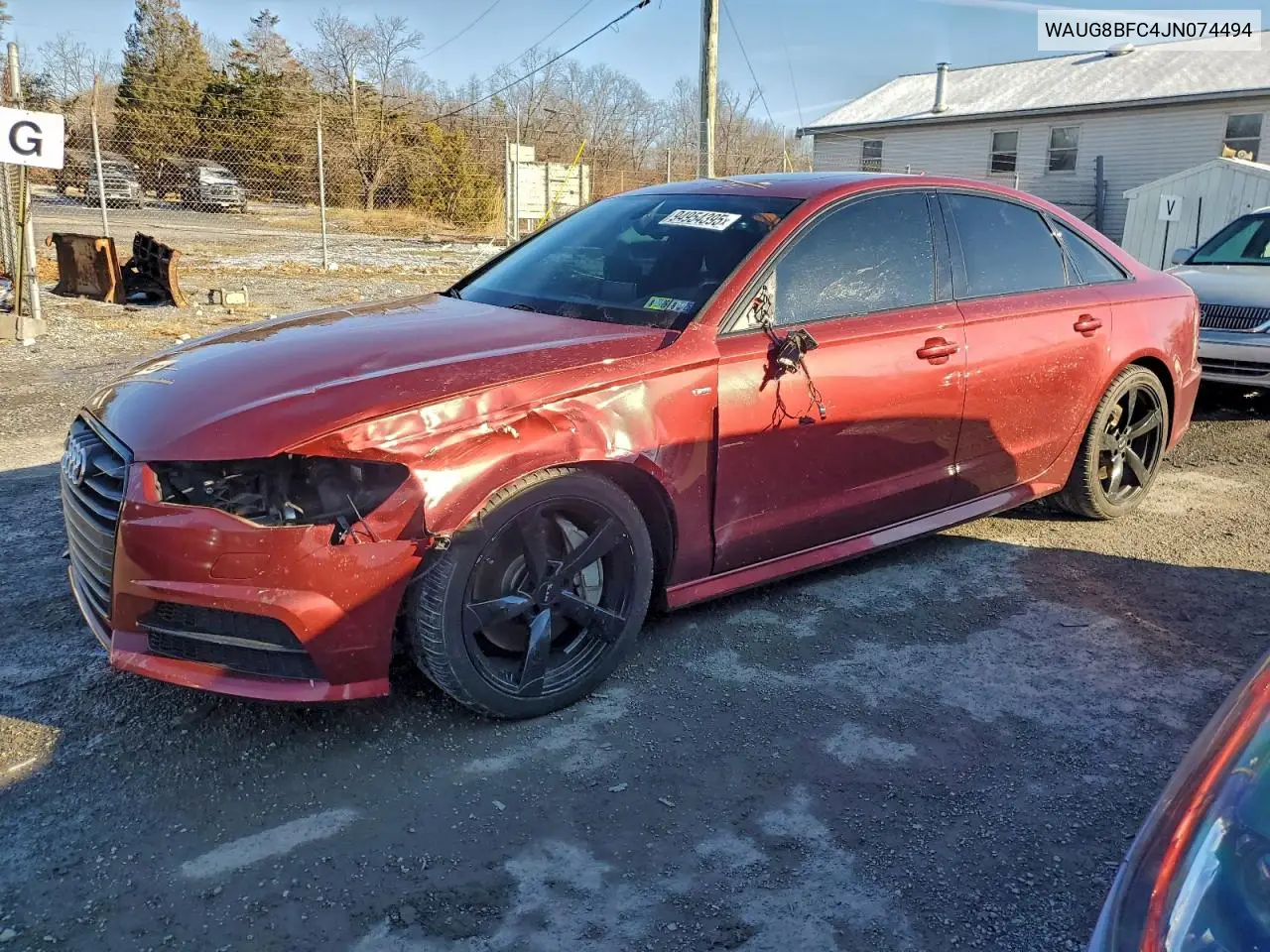 WAUG8BFC4JN074494 2018 Audi A6 Premium Plus