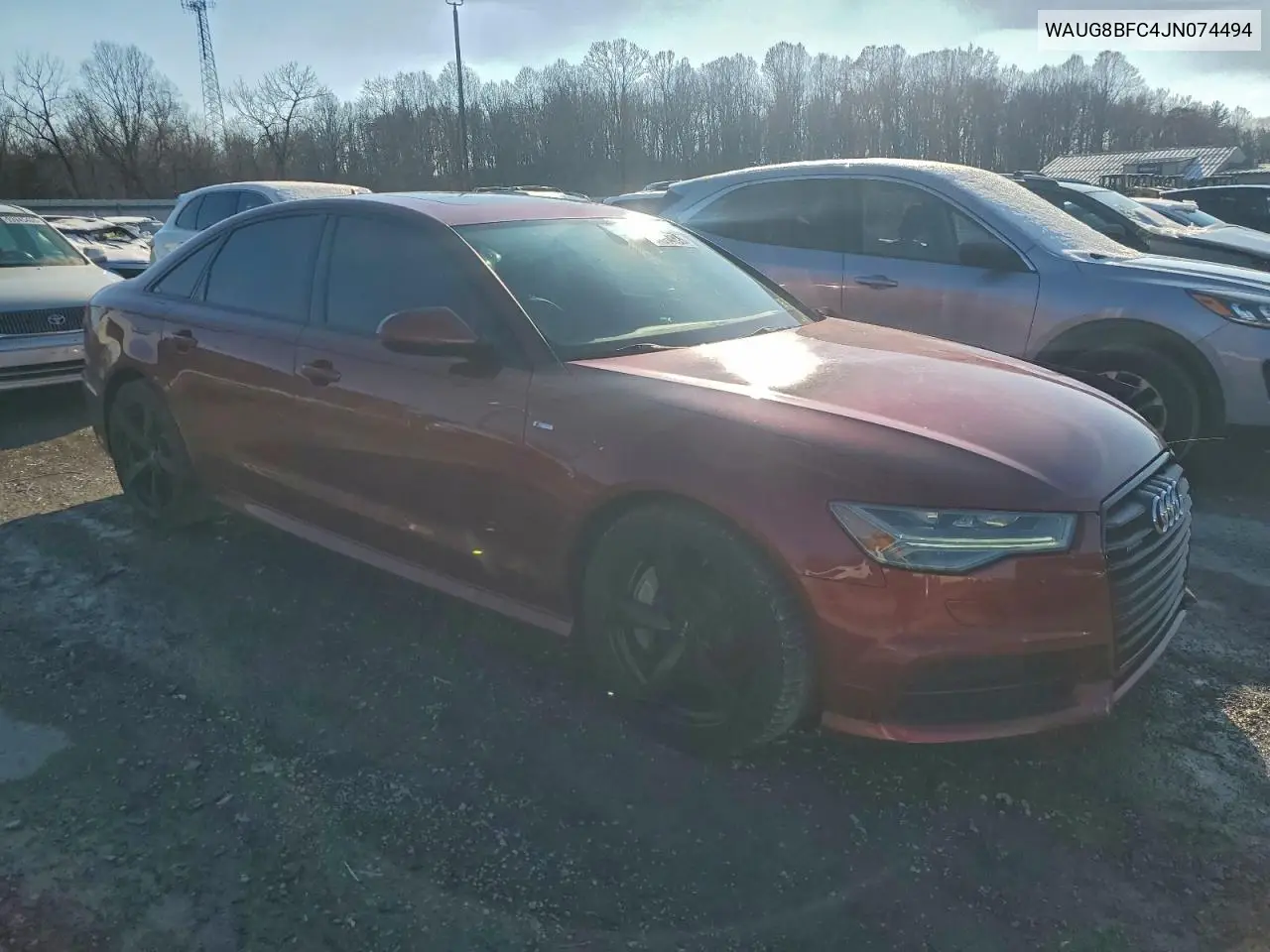 WAUG8BFC4JN074494 2018 Audi A6 Premium Plus