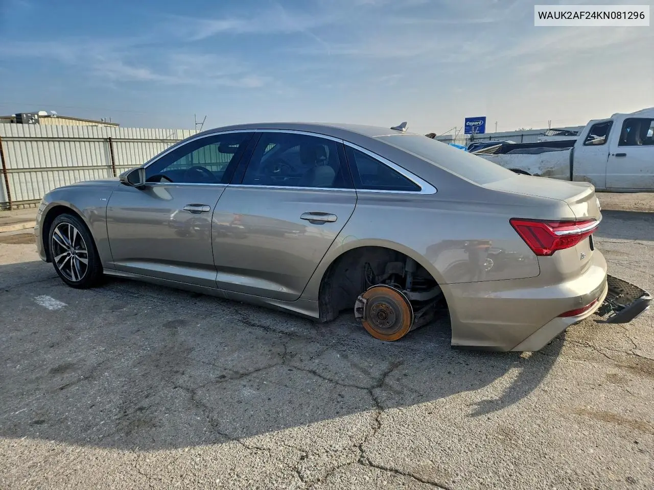 WAUK2AF24KN081296 2019 Audi A6 Premium