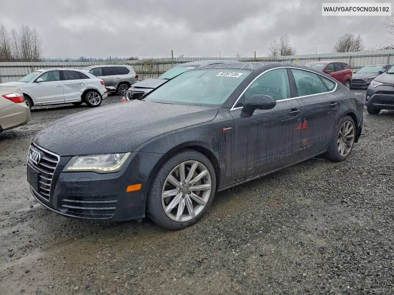 WAUYGAFC9CN036182 2012 Audi A7 Premium Plus