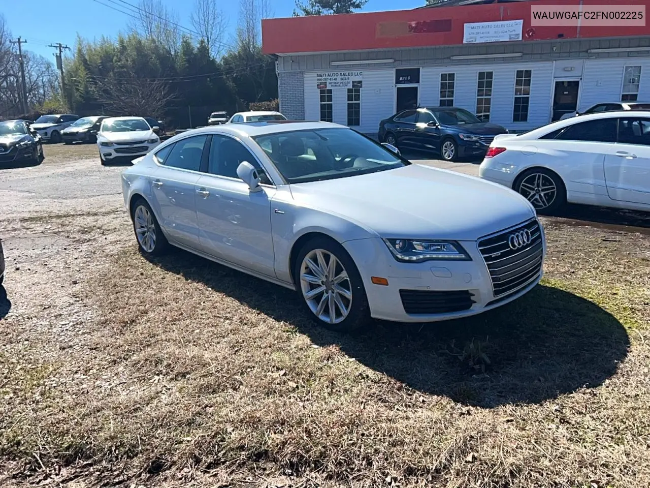 WAUWGAFC2FN002225 2015 Audi A7 Premium Plus