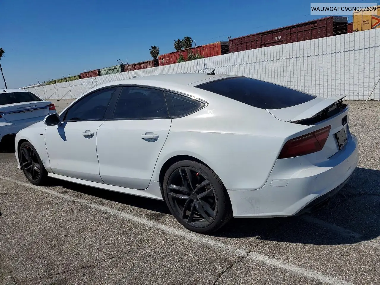 WAUWGAFC9GN027639 2016 Audi A7 Premium Plus