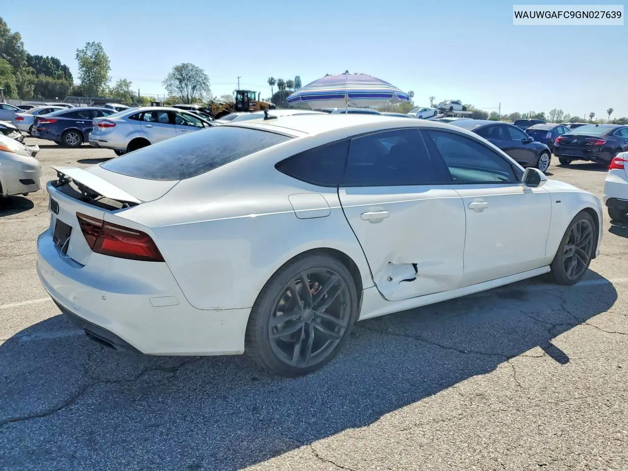 WAUWGAFC9GN027639 2016 Audi A7 Premium Plus