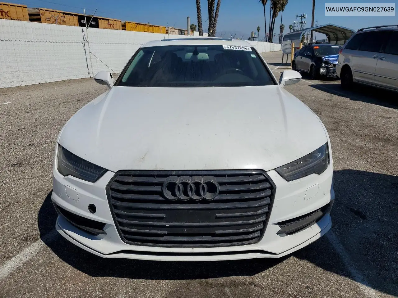 WAUWGAFC9GN027639 2016 Audi A7 Premium Plus