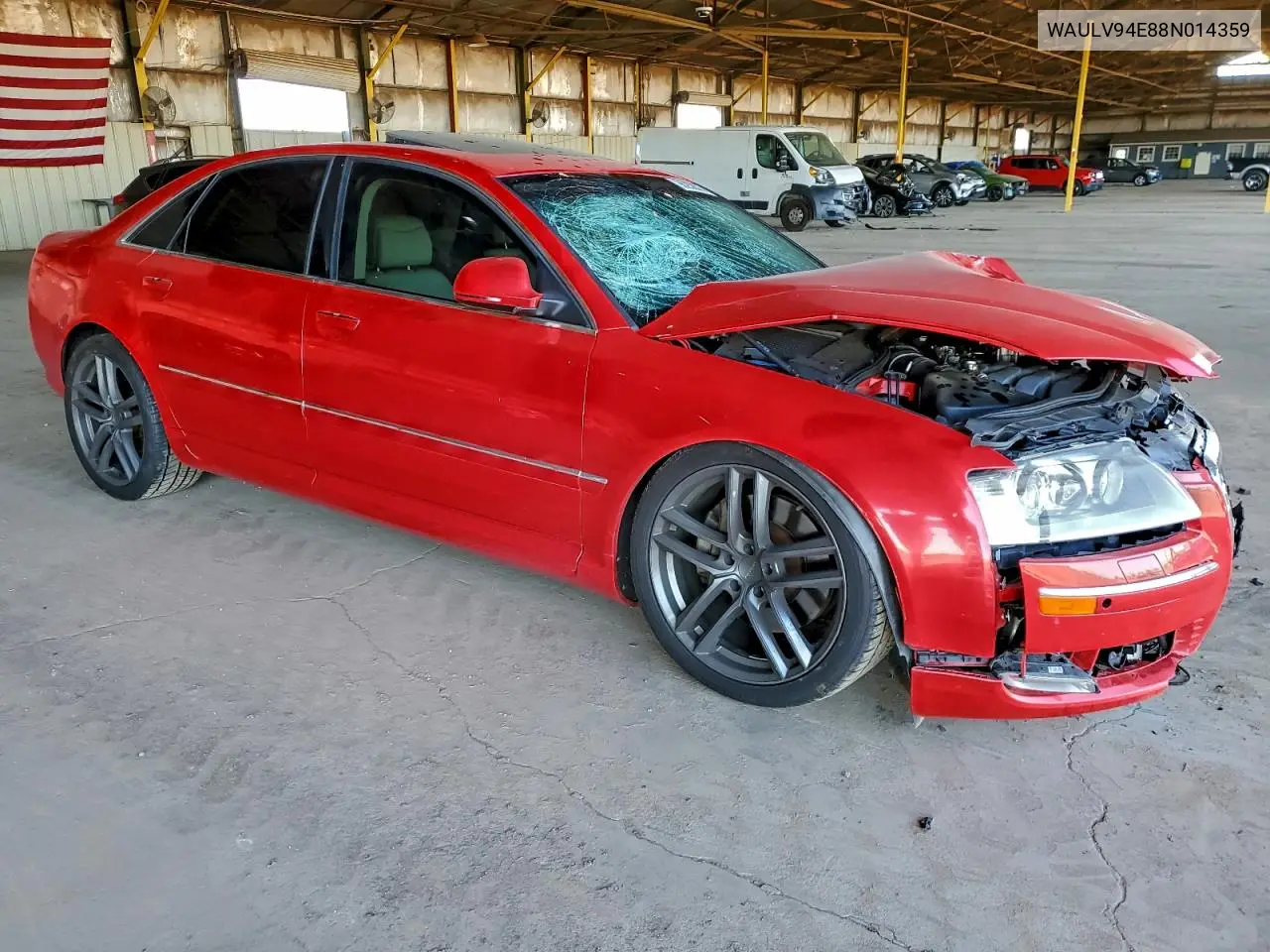 WAULV94E88N014359 2008 Audi A8 4.2 Quattro