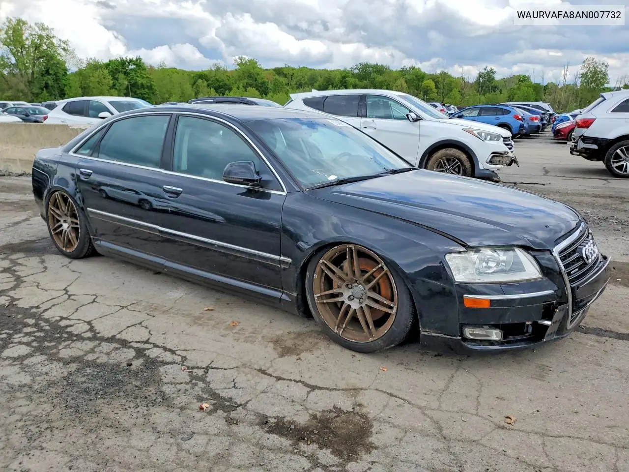 2010 Audi A8 VIN: WAURVAFA8AN007732 Lot: 53492176