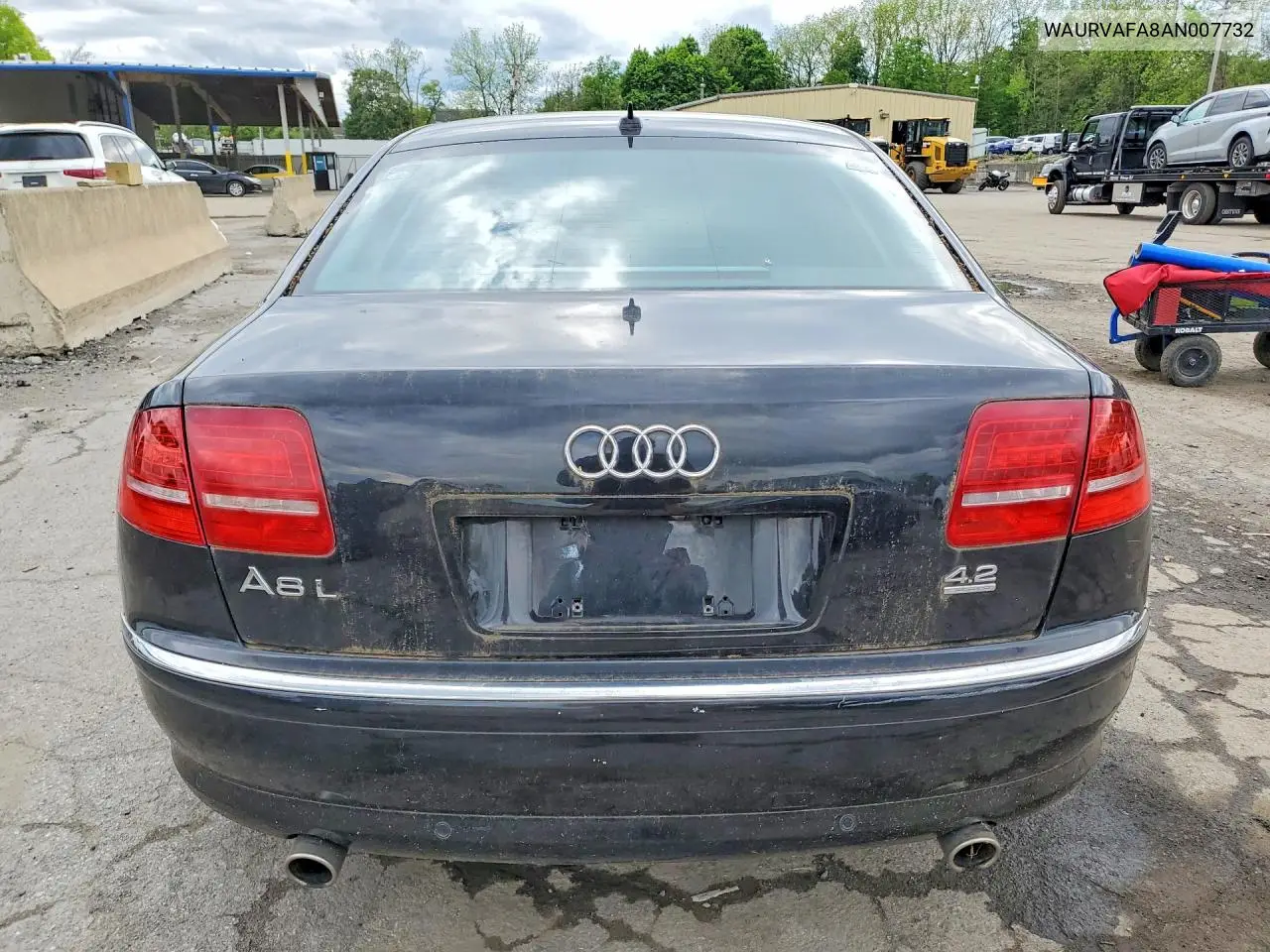 2010 Audi A8 VIN: WAURVAFA8AN007732 Lot: 53492176